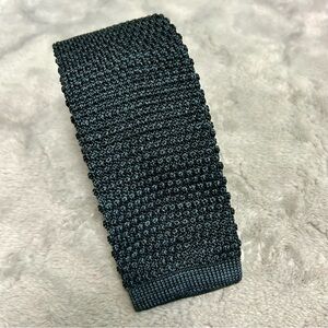 Esquire Black Knit Tie NWOT 2.25”W 56”L